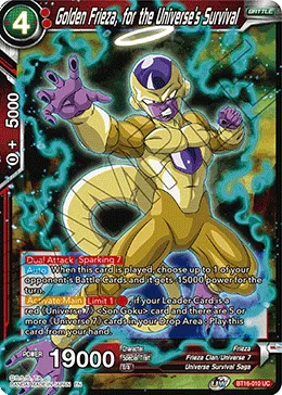 BT16-010 Golden Frieza, for the Universe's Survival