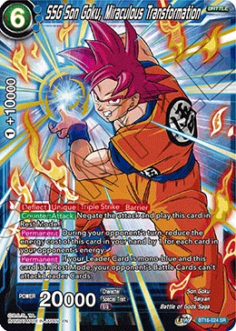 BT16-024 SSG Son Goku, Miraculous Transformation