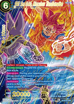 BT16-024 SSG Son Goku, Miraculous Transformation (SPR)