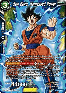 BT16-025 Son Goku, Harnessed Power