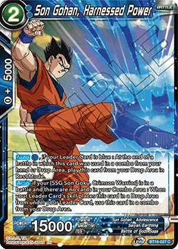 BT16-027 Son Gohan, Harnessed Power