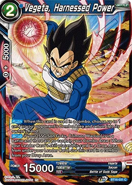 BT16-031 Vegeta, Harnessed Power