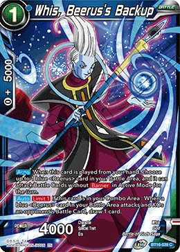 BT16-039 Whis, Beerus's Backup