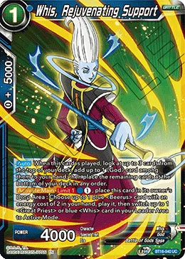 BT16-040 Whis, Rejuvenating Support