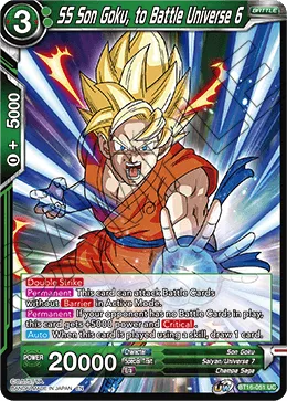 BT16-051 SS Son Goku, to Battle Universe 6 (Promo)