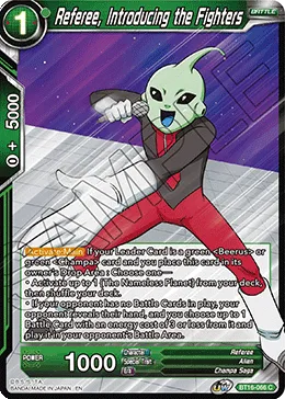 BT16-066 Referee, Introducing the Fighters