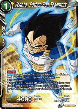 BT16-079 Vegeta, Father-Son Teamwork