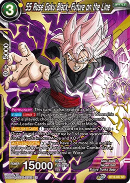 BT16-087 SS Rose Goku Black, Future on the Line