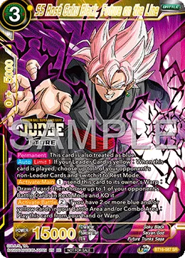 BT16-087 SS Rose Goku Black, Future on the Line (Promo)