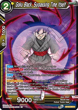 BT16-088 Goku Black, Surpassing Time Itself