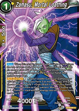 BT16-091 Zamasu, Mortal Loathing
