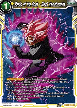 BT16-092 Realm of the Gods - Black Kamehameha