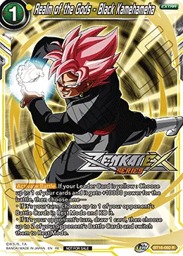 BT16-092 Realm of the Gods - Black Kamehameha (Promo)