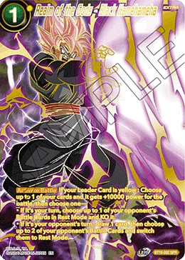 BT16-092 Realm of the Gods - Black Kamehameha (SPR)