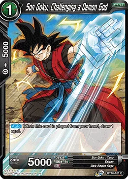 BT16-101 Son Goku, Challenging a Demon God (Promo)
