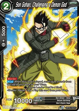 BT16-103 Son Gohan, Challenging a Demon God