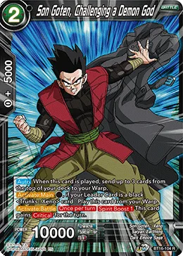 BT16-104 Son Goten, Challenging a Demon God
