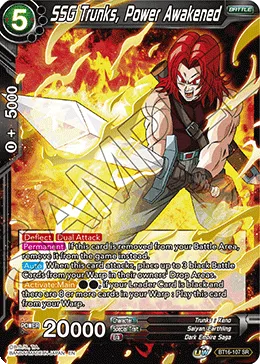 BT16-107 SSG Trunks, Power Awakened