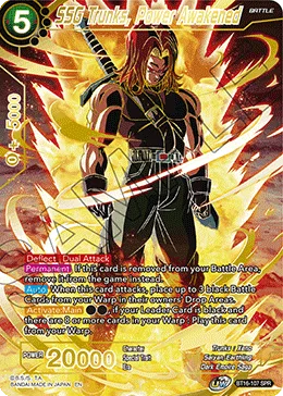 BT16-107 SSG Trunks, Power Awakened (SPR)