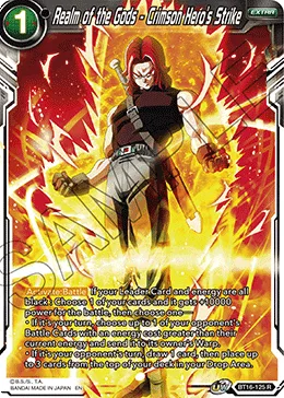 BT16-125 Realm of the Gods - Crimson Hero's Strike