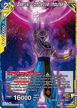 BT16-128 Beerus, Combative Impulse