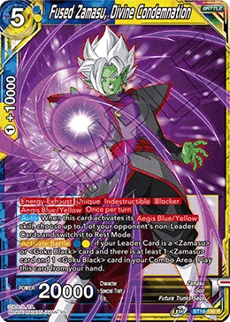 BT16-130 Fused Zamasu, Divine Condemnation