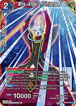 BT16-140 Whis, Angel of Universe 7