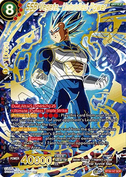 BT16-147 SSB Vegeta, Unbridled Power