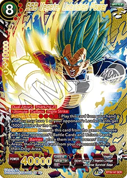 BT16-147 SSB Vegeta, Unbridled Power (Promo)