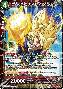 BT17-006 SS Son Goku, Soaring Through Space