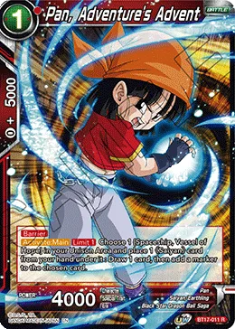 BT17-011 Pan, Adventure's Advent