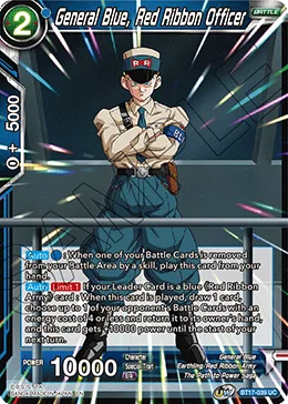 BT17-039 General Blue, Red Ribbon Officer