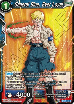 BT17-040 General Blue, Ever Loyal