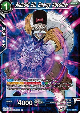 BT17-051 Android 20, Energy Absorber