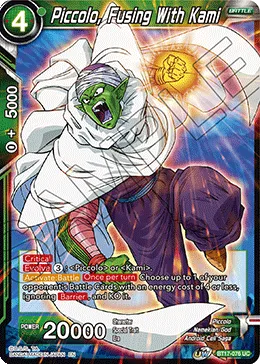 BT17-076 Piccolo, Fusing With Kami