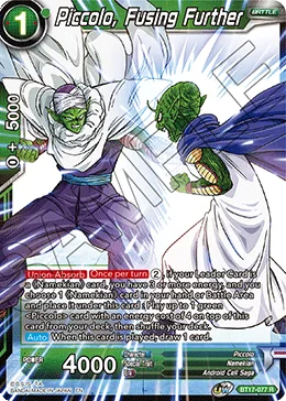 BT17-077 Piccolo, Fusing Further