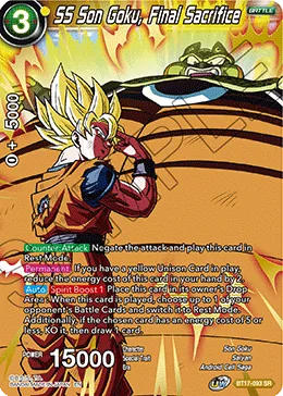 BT17-093 SS Son Goku, Final Sacrifice