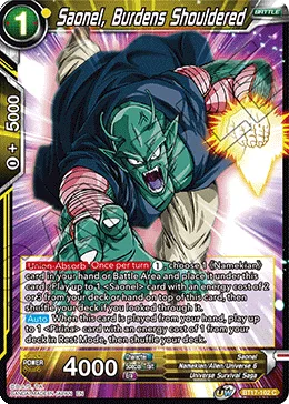 BT17-102 Saonel, Burdens Shouldered