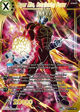 BT17-111 Super Mira, Overflowing Power (SPR)