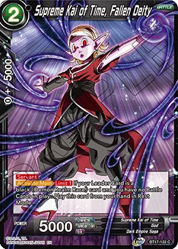 BT17-122 Supreme Kai of Time, Fallen Deity