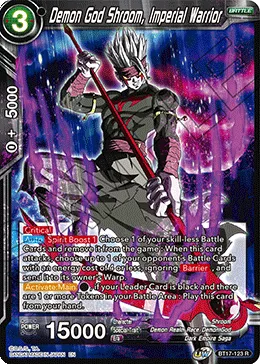 BT17-123 Demon God Shroom, Imperial Warrior