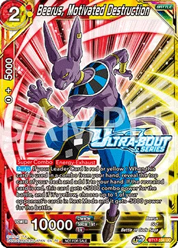 BT17-134 Beerus, Motivated Destruction (Promo)