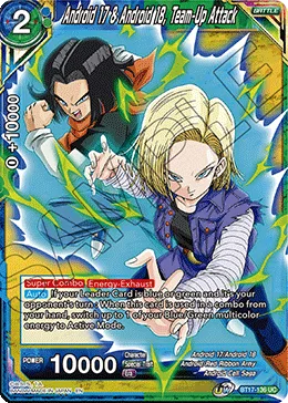 BT17-136 Android 17 & Android 18, Team-Up Attack