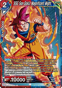 BT17-138 SSG Son Goku, Magnificent Might