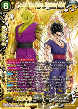BT17-148 Piccolo & Son Gohan, Newfound Might