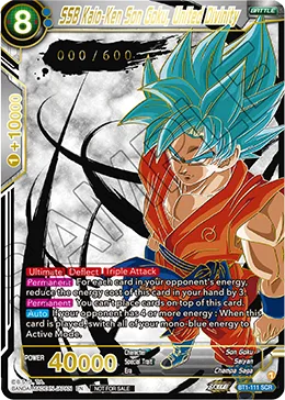 BT1-111 SSB Kaio-Ken Son Goku, United Divinity (Promo)