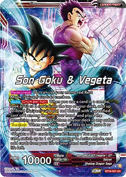 BT18-001 Son Goku & Vegeta