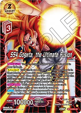 BT18-003 SS4 Gogeta, the Ultimate Fusion