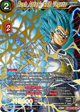 BT18-005 Rush Attack SSB Vegeta (Promo)