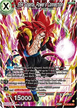 BT18-006 SS4 Gogeta, Power's Connection